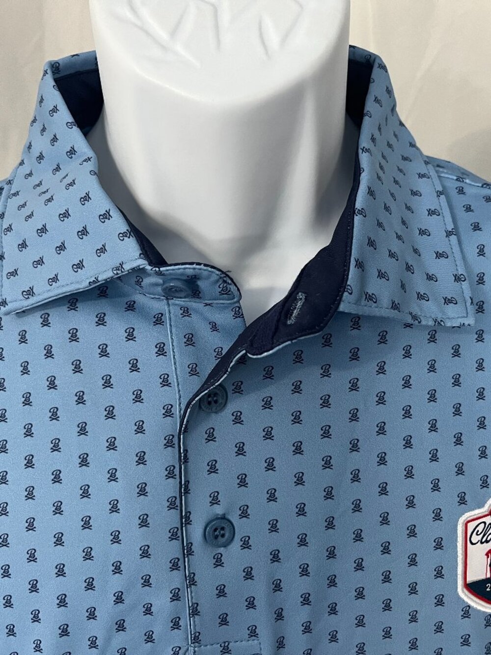 ⛳ Barstool Golf Men's Performance Stretch Polo Shirt Short Sleeve Large L ⭐